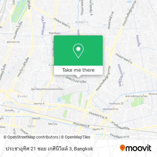 ประชาอุทิศ 21 ซอย เกศินีวิลล์ 3 map