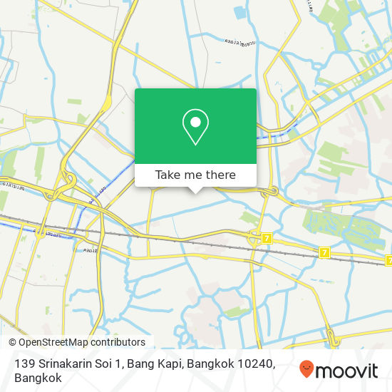 139 Srinakarin Soi 1, Bang Kapi, Bangkok 10240 map