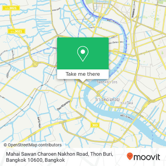 Mahai Sawan Charoen Nakhon Road, Thon Buri, Bangkok 10600 map