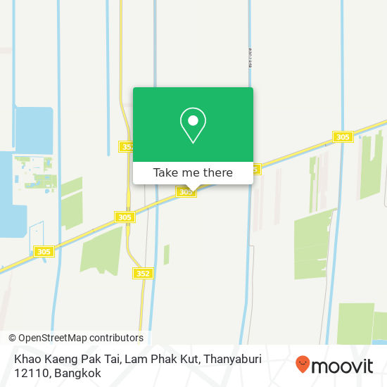 Khao Kaeng Pak Tai, Lam Phak Kut, Thanyaburi 12110 map