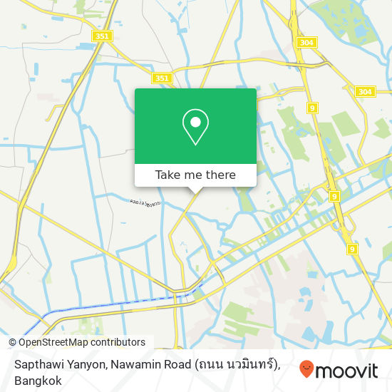 Sapthawi Yanyon, Nawamin Road (ถนน นวมินทร์) map