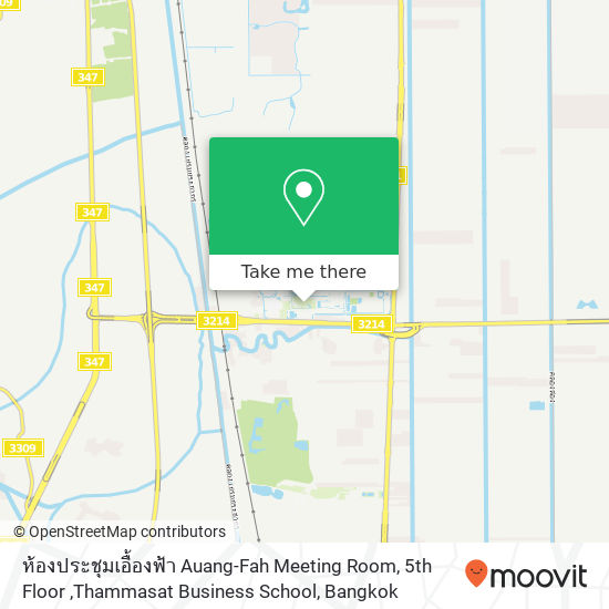 ห้องประชุมเอื้องฟ้า Auang-Fah Meeting Room, 5th Floor ,Thammasat Business School map