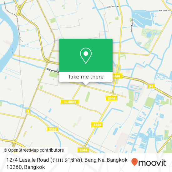 12 / 4 Lasalle Road (ถนน ลาซาล), Bang Na, Bangkok 10260 map