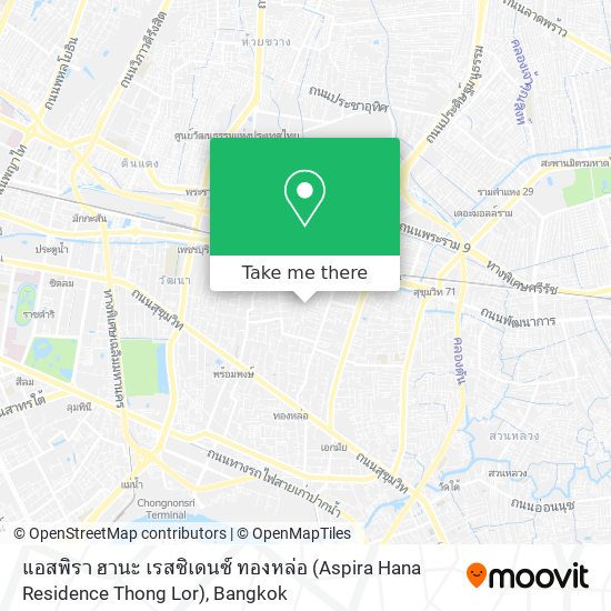 แอสพิรา ฮานะ เรสซิเดนซ์ ทองหล่อ (Aspira Hana Residence Thong Lor) map