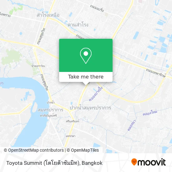 Toyota Summit (โตโยต้าซัมมิท) map
