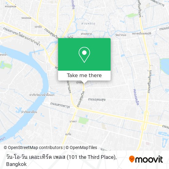 วัน-โอ-วัน เดอะเทิร์ด เพลส (101 the Third Place) map