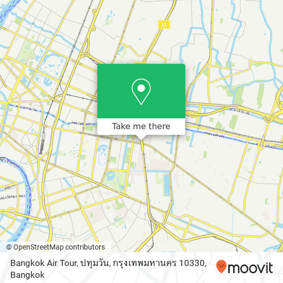 Bangkok Air Tour, ปทุมวัน, กรุงเทพมหานคร 10330 map