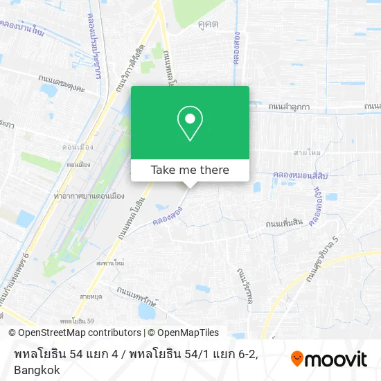 พหลโยธิน 54 แยก 4 / พหลโยธิน 54 / 1 แยก 6-2 map