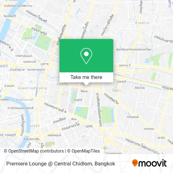 Premiere Lounge @ Central Chidlom map