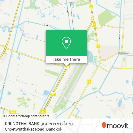 KRUNGTHAI BANK (ธนาคารกรุงไทย), Choetwutthakat Road map