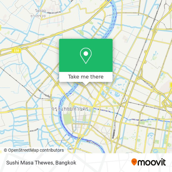 Sushi Masa Thewes map