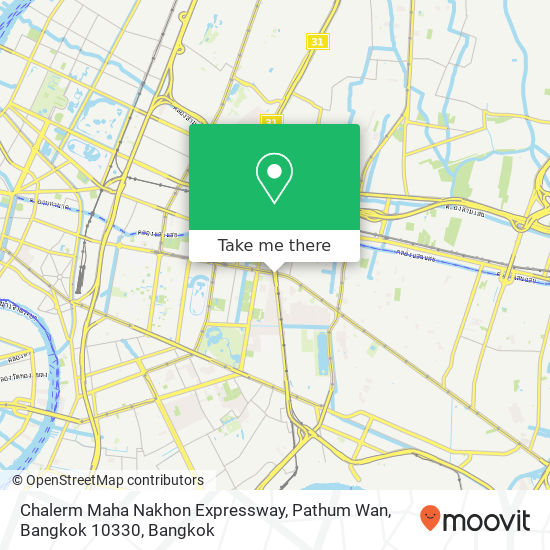 Chalerm Maha Nakhon Expressway, Pathum Wan, Bangkok 10330 map