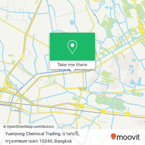 Yuenyong Chemical Trading, บางกะปิ, กรุงเทพมหานคร 10240 map