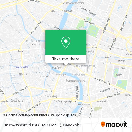 ธนาคารทหารไทย (TMB BANK) map