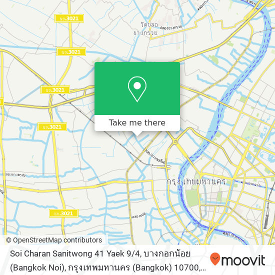 Soi Charan Sanitwong 41 Yaek 9 / 4, บางกอกน้อย (Bangkok Noi), กรุงเทพมหานคร (Bangkok) 10700 map