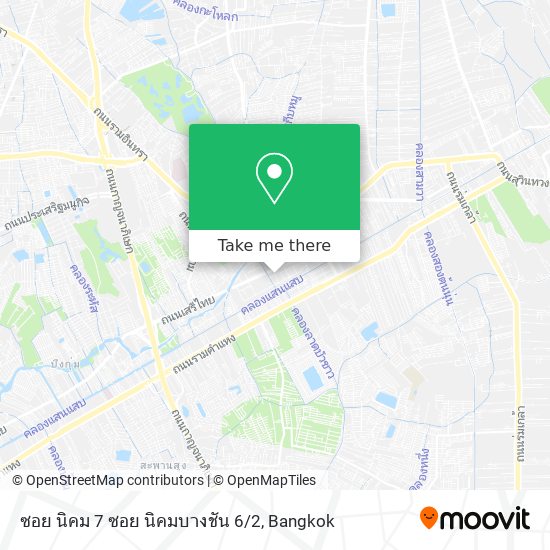 ซอย นิคม 7 ซอย นิคมบางชัน 6/2 map