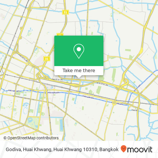Godiva, Huai Khwang, Huai Khwang 10310 map