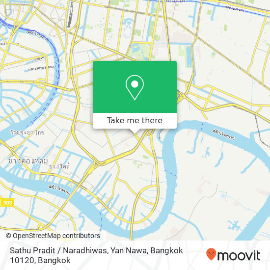 Sathu Pradit / Naradhiwas, Yan Nawa, Bangkok 10120 map