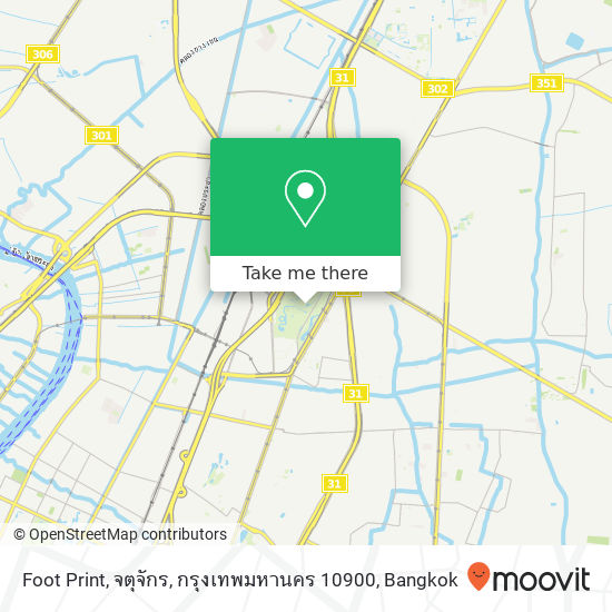 Foot Print, จตุจักร, กรุงเทพมหานคร 10900 map