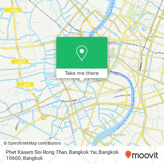 Phet Kasem Soi Rong Than, Bangkok Yai, Bangkok 10600 map