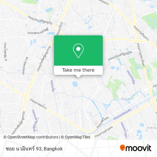 ซอย นวมินทร์ 93 map