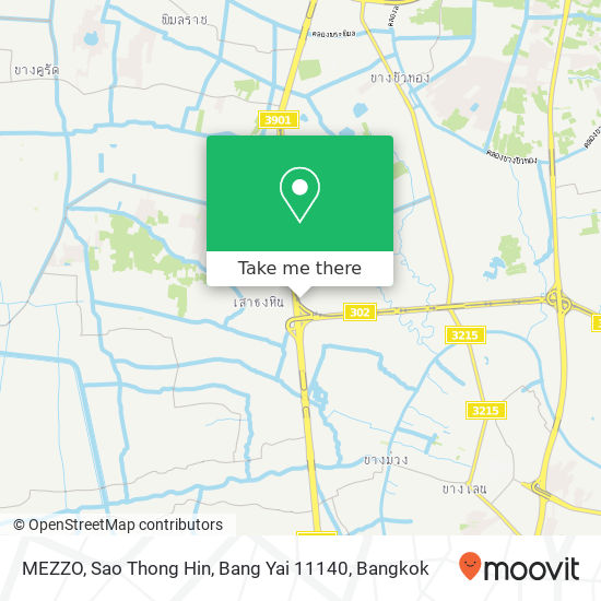 MEZZO, Sao Thong Hin, Bang Yai 11140 map