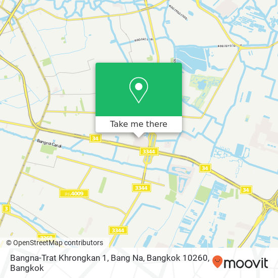 Bangna-Trat Khrongkan 1, Bang Na, Bangkok 10260 map