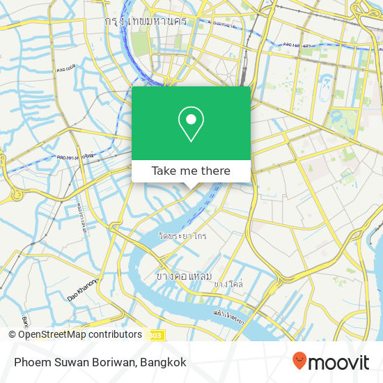 Phoem Suwan Boriwan map