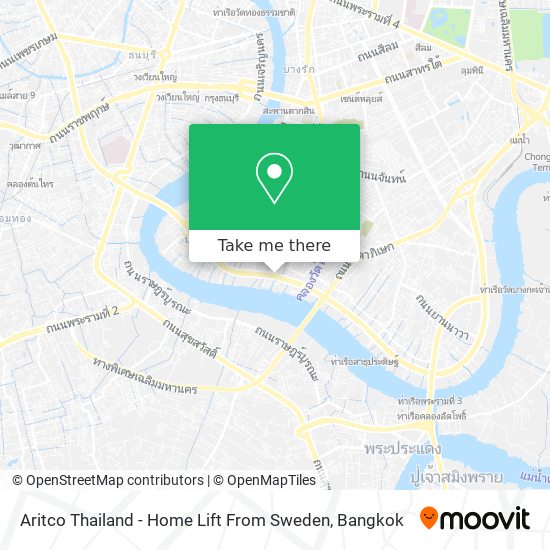 Aritco Thailand - Home Lift From Sweden map