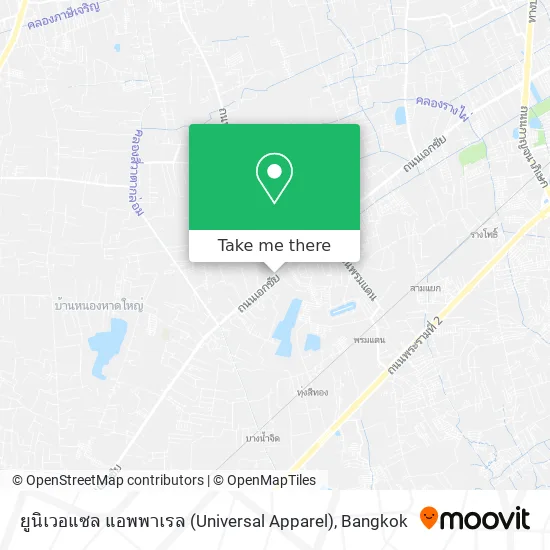 ยูนิเวอแซล แอพพาเรล (Universal Apparel) map
