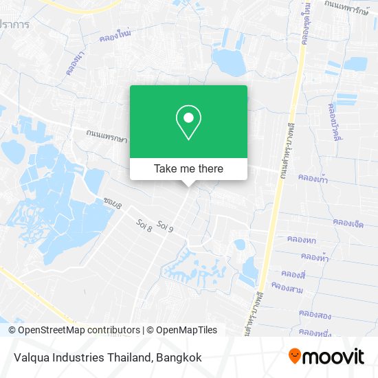 Valqua Industries Thailand map