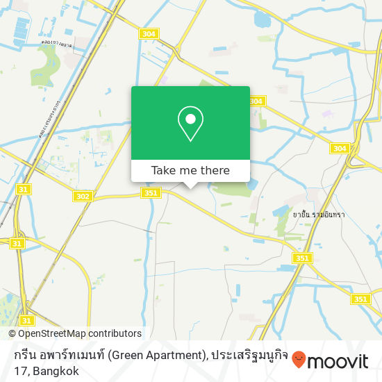 กรีน อพาร์ทเมนท์ (Green Apartment), ประเสริฐมนูกิจ 17 map