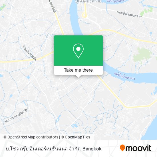 บ.โซว กรุ๊ป อินเตอร์เนชั่นแนล จำกัด map