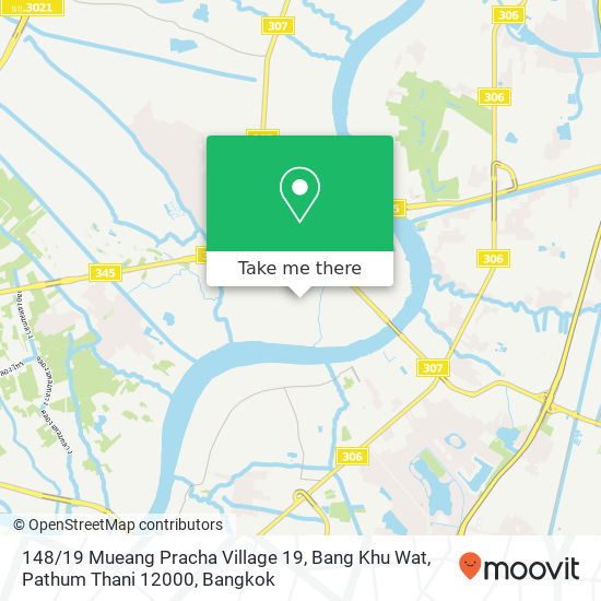 148 / 19 Mueang Pracha Village 19, Bang Khu Wat, Pathum Thani 12000 map