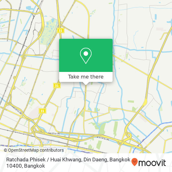 Ratchada Phisek / Huai Khwang, Din Daeng, Bangkok 10400 map