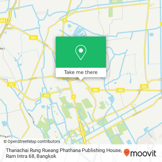 Thanachai Rung Rueang Phathana Publishing House, Ram Intra 68 map