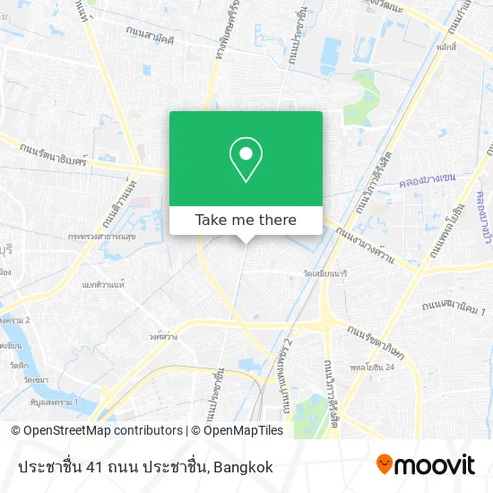 ประชาชื่น 41 ถนน ประชาชื่น map