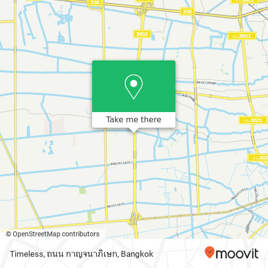 Timeless, ถนน กาญจนาภิเษก map