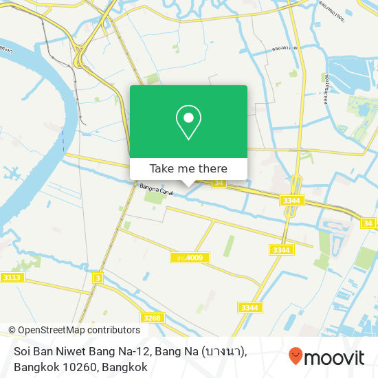 Soi Ban Niwet Bang Na-12, Bang Na (บางนา), Bangkok 10260 map