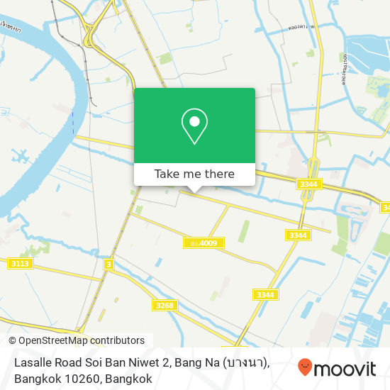 Lasalle Road Soi Ban Niwet 2, Bang Na (บางนา), Bangkok 10260 map