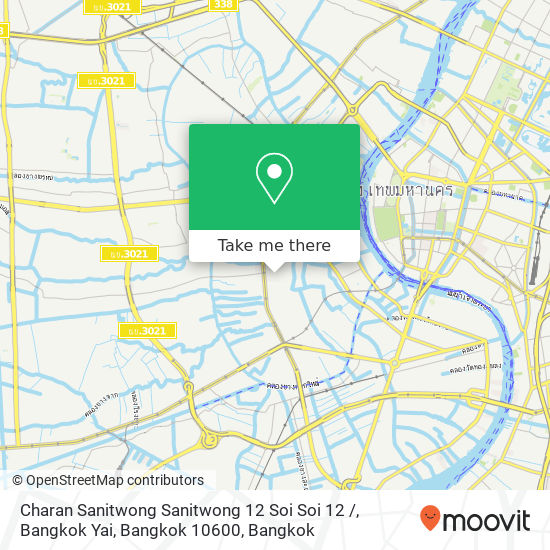 Charan Sanitwong Sanitwong 12 Soi Soi 12 /, Bangkok Yai, Bangkok 10600 map