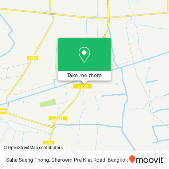 Saha Saeng Thong, Charoem Pra Kiat Road map