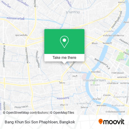 Bang Khun Soi Son Phaphloen map