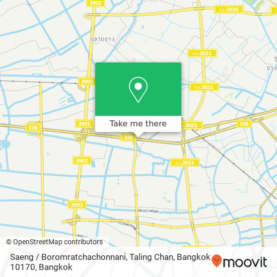 Saeng / Boromratchachonnani, Taling Chan, Bangkok 10170 map