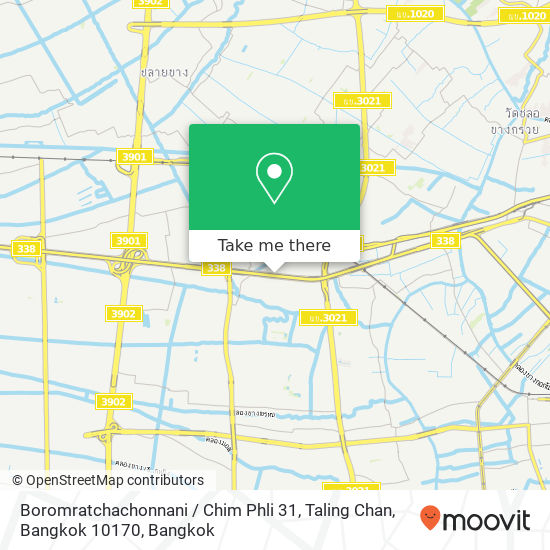 Boromratchachonnani / Chim Phli 31, Taling Chan, Bangkok 10170 map