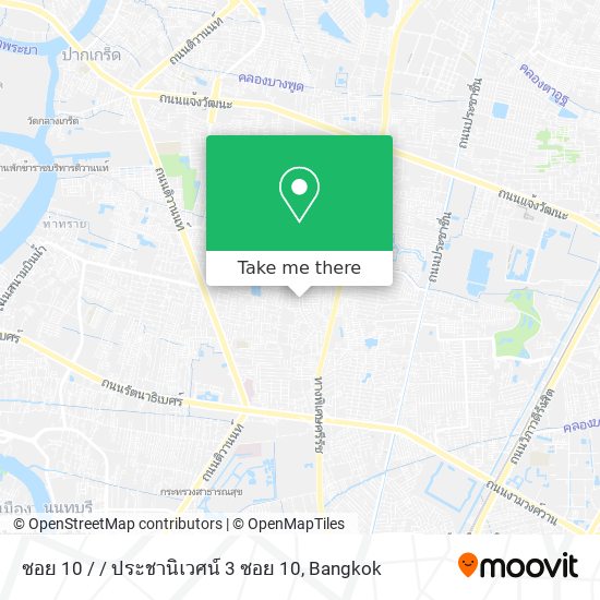 ซอย 10 / / ประชานิเวศน์ 3 ซอย 10 map