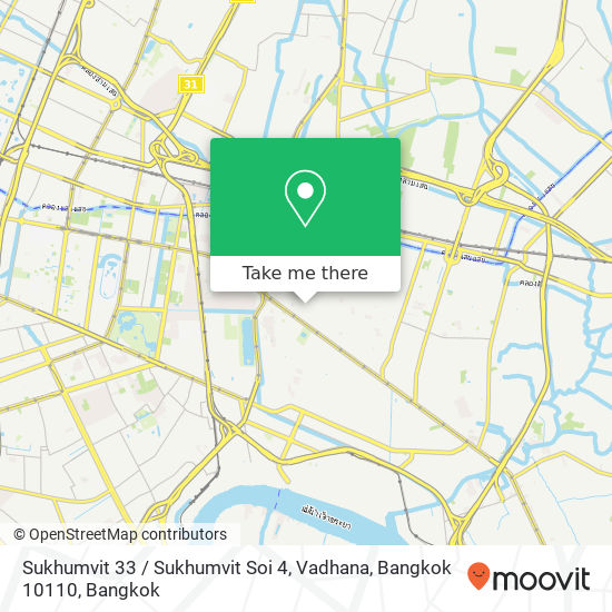 Sukhumvit 33 / Sukhumvit Soi 4, Vadhana, Bangkok 10110 map