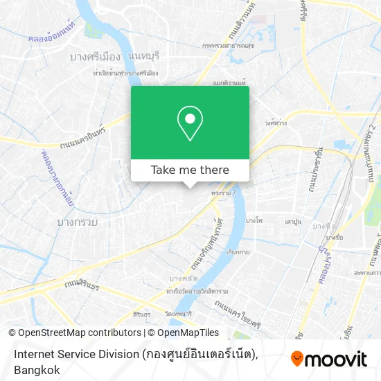 Internet Service Division (กองศูนย์อินเตอร์เน็ต) map