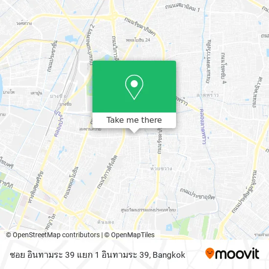 ซอย อินทามระ 39 แยก 1 อินทามระ 39 map
