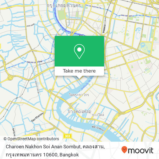 Charoen Nakhon Soi Anan Sombut, คลองสาน, กรุงเทพมหานคร 10600 map